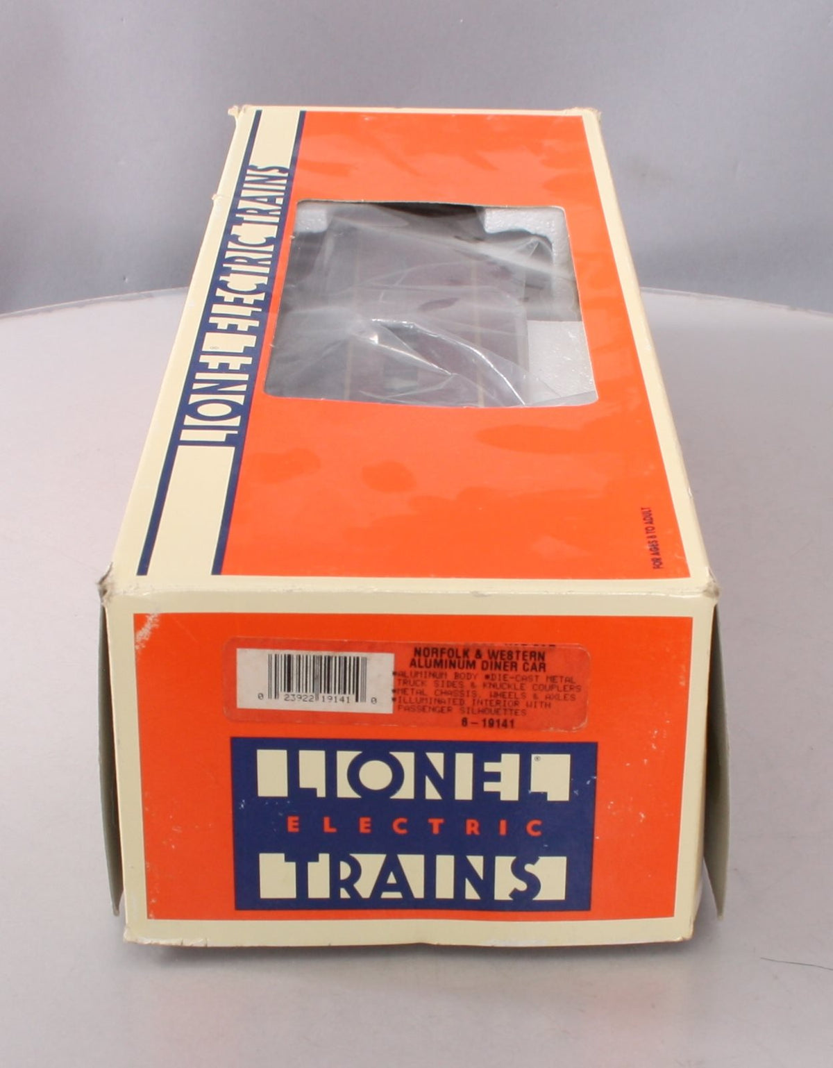 Lionel 6-19141 O Gauge Norfolk & Western Aluminum Dining Car #495 NIB