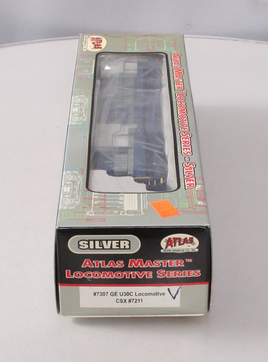 Atlas 7307 HO Scale CSX GE U30C Diesel Locomotive #7211 LN/Box
