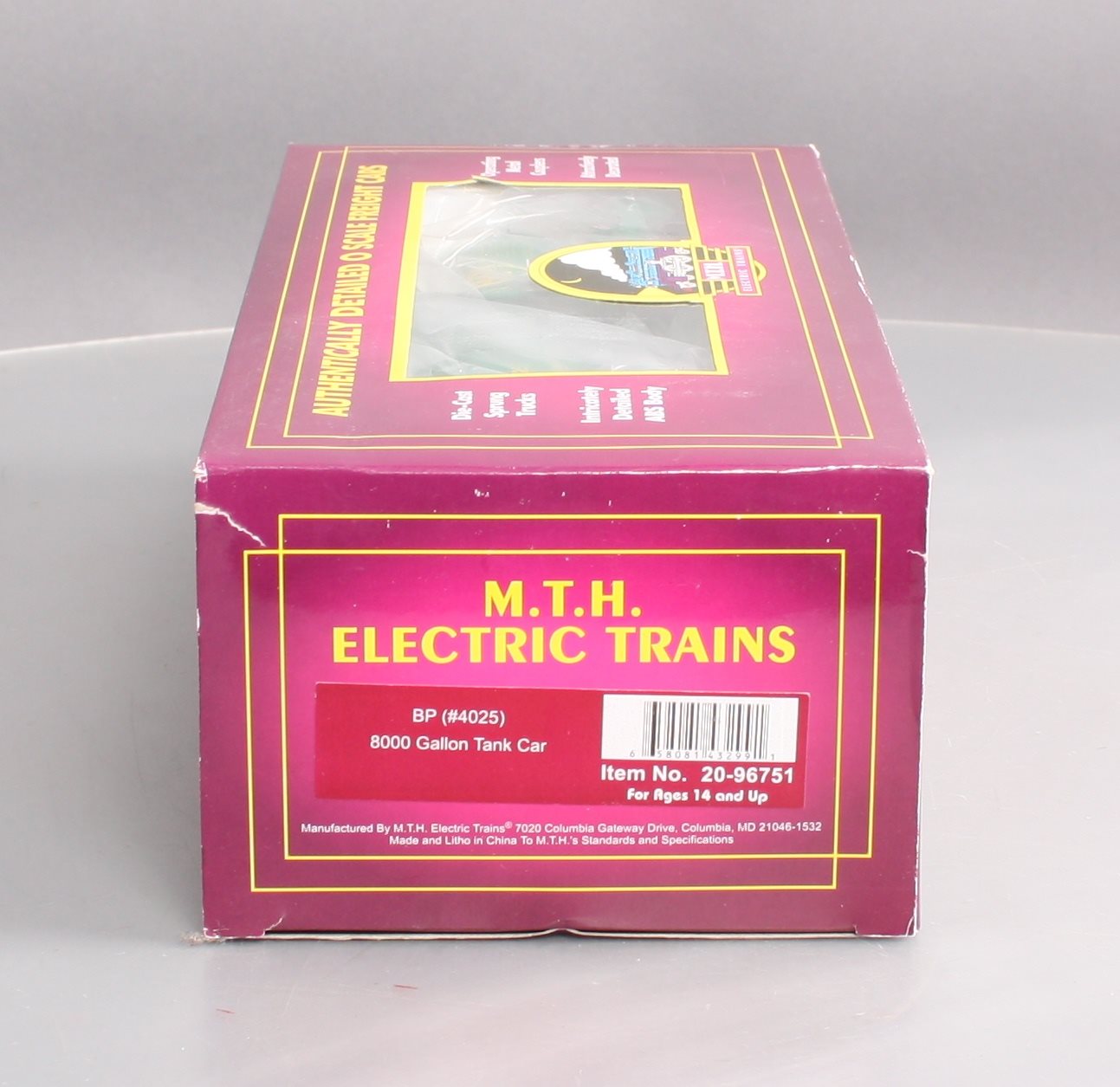 MTH 20-96751 O Gauge BP 8,000 Gallon Tank Car #4025 LN/Box
