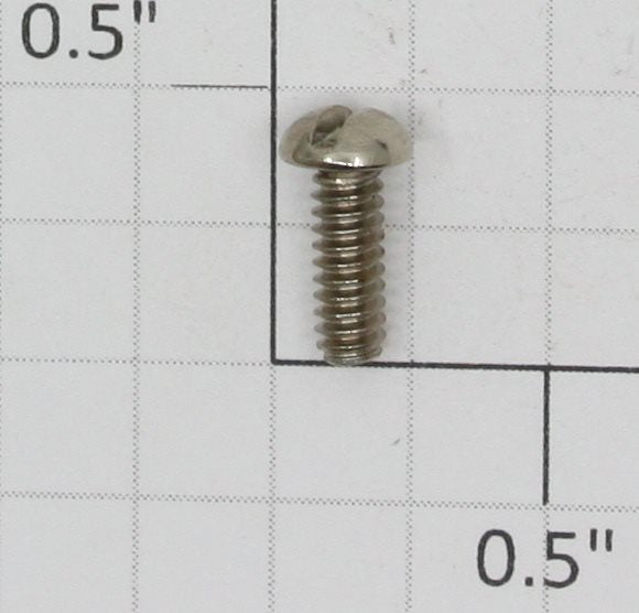 American Flyer S-46 6-32 x 3/8" Nickel Slotted Round Head Screw