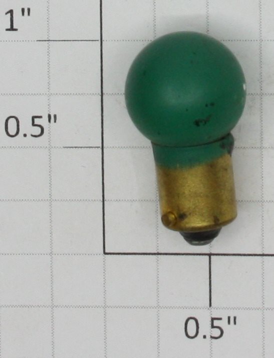 Lionel 431G 14 Volt Bayonet Base Translucent Green Large Globe Light Bulb
