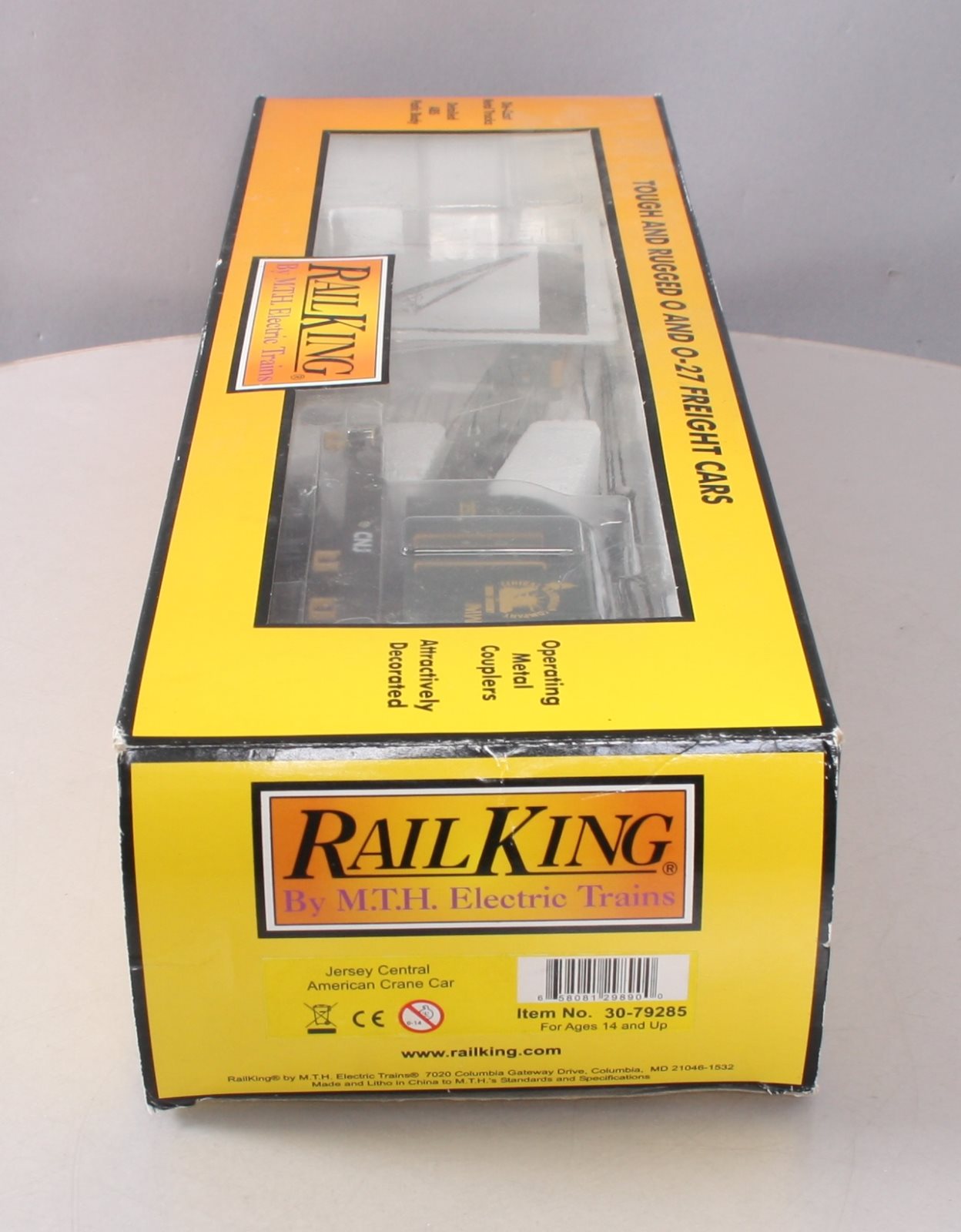 MTH 30-79285 O Jersey Central American Crane Car LN/Box