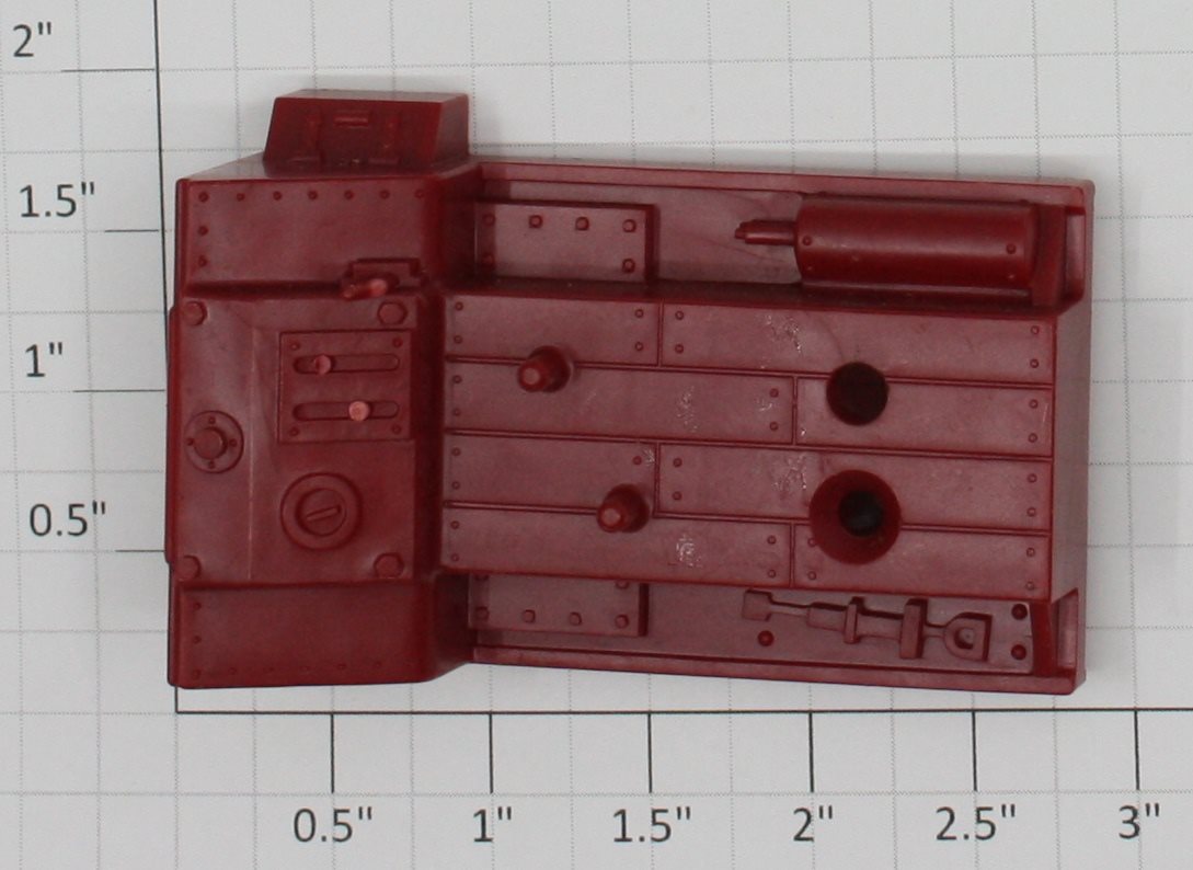 Lionel 18406-70X Red Rear Cover- Damaged
