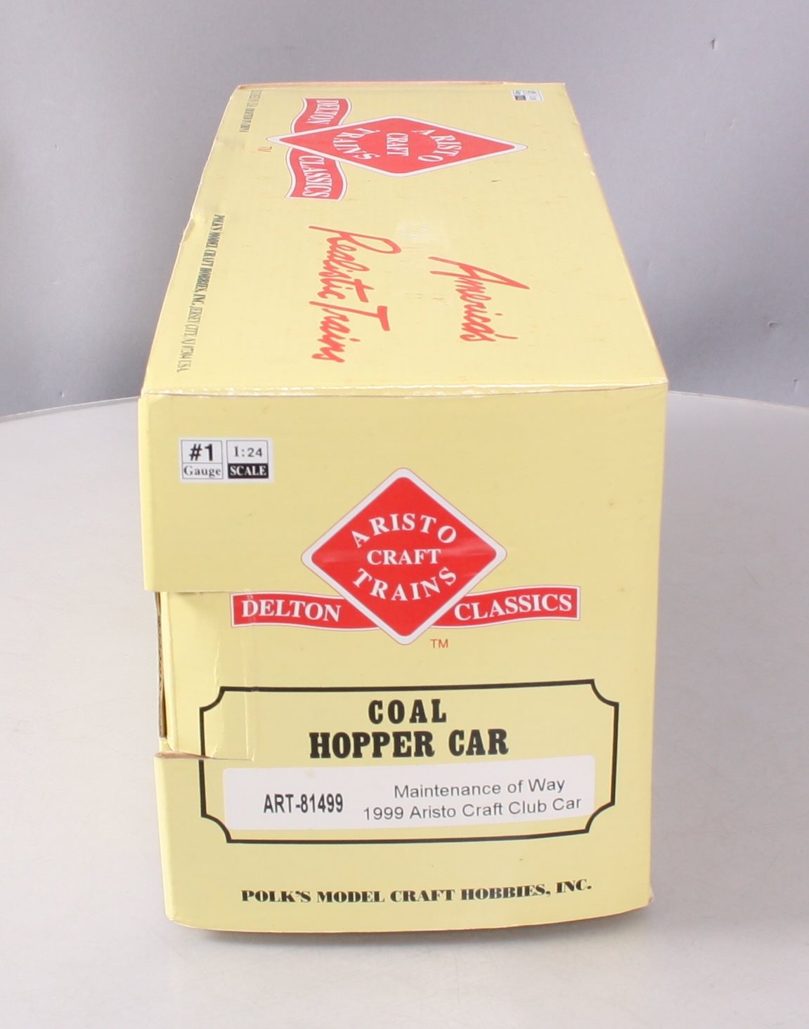 Aristo-Craft 81499 Maintenance of Way Coal Hopper Car LN/Box
