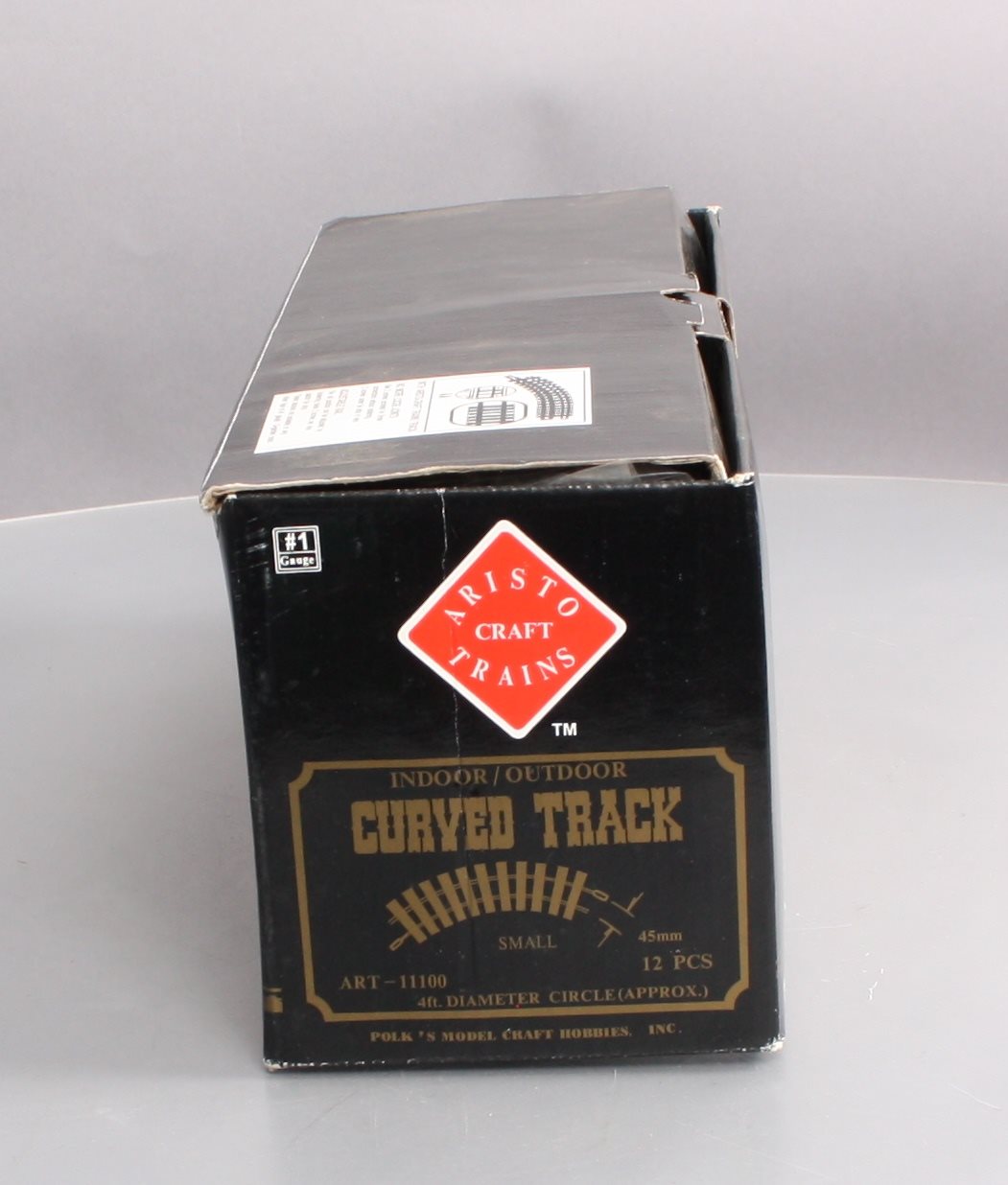 Aristo-Craft 11100 G Gauge Euro Brass 4 Ft. Diameter Curved Track (12) EX/Box