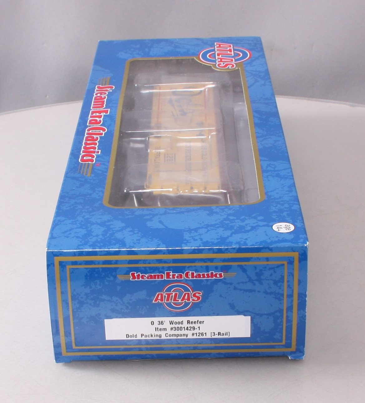 Atlas 3001429-1 O Scale Dold Packing Company Wood Refrigerator Car #1261 3-Rail LN/Box
