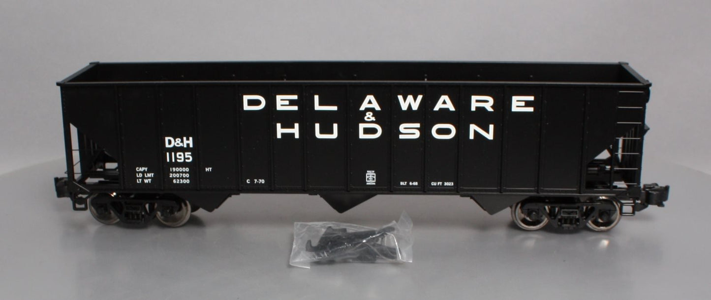 Aristo-Craft 41425 D&H 3-Bay 100 Ton Hopper - Metal Wheels