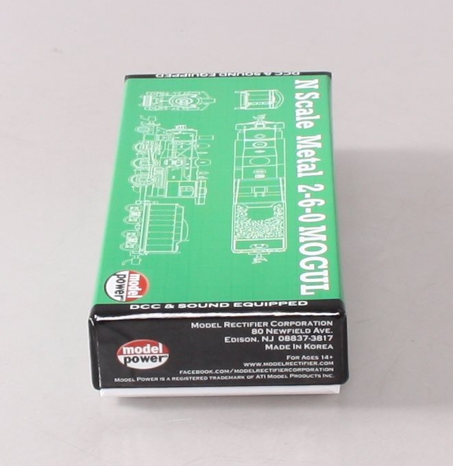 Model Power 876511 N Wabash 2-6-0 Mogul with Sound & DCC