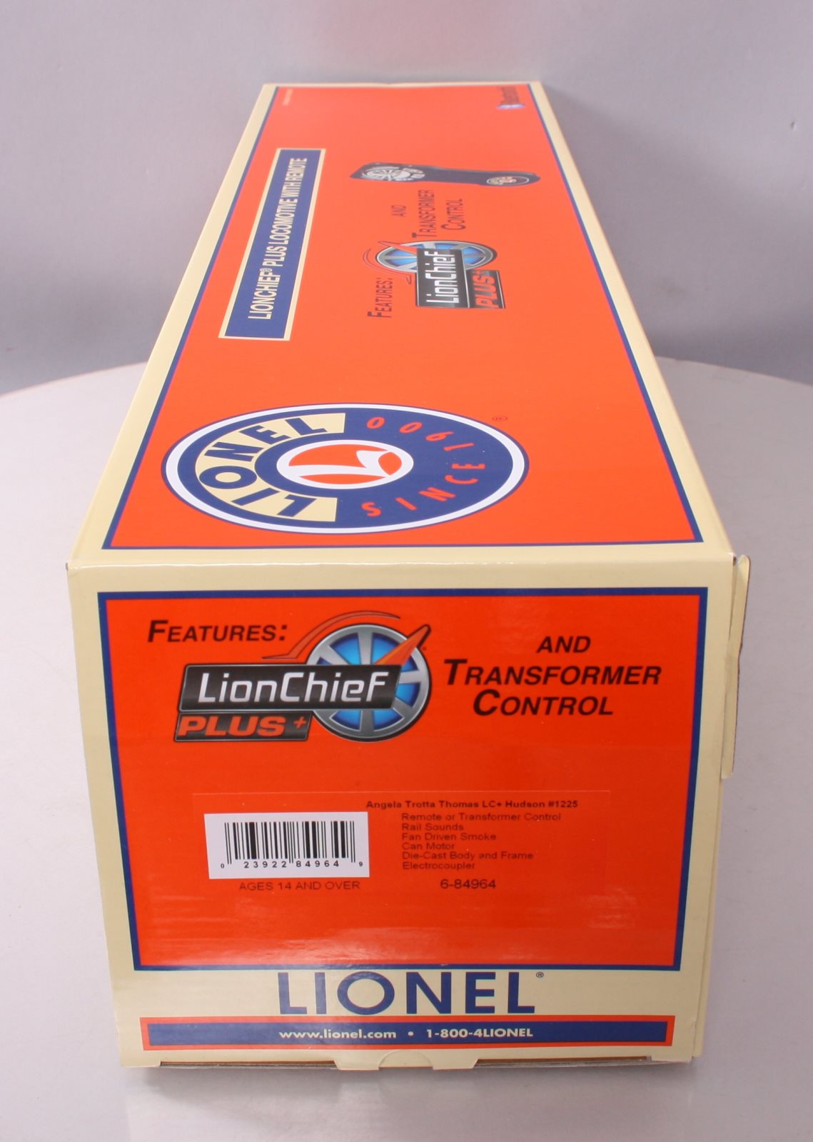 Lionel 6-84964 O Angela Trotta Thomas 4-6-4 LC+ Hudson Steam Locomotive #1225 NIB