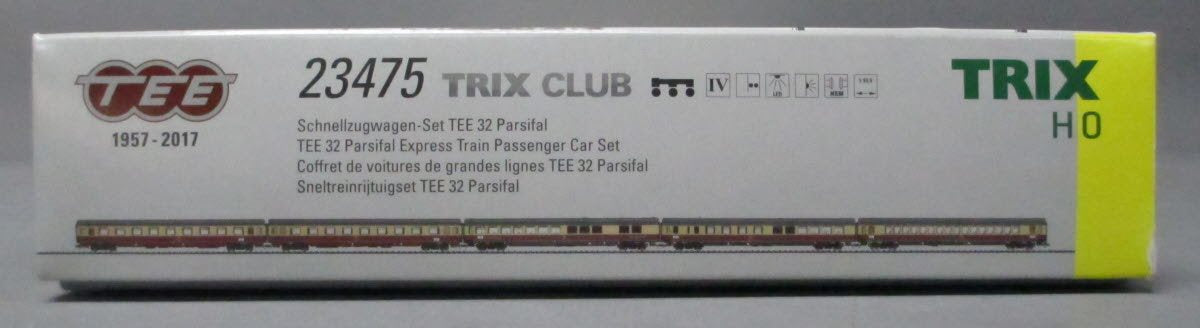 Trix 23475 HO TEE 32 Parsifal Express Train Passenger Set LN/Box