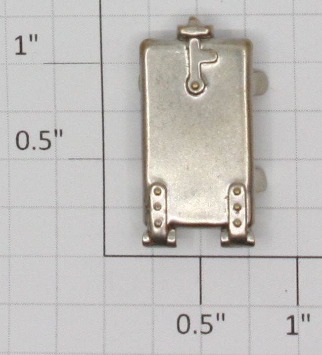 Lionel 390-26N Nickel Fire Box Door #385, 392, 400E, Etc.