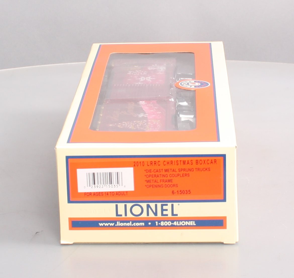 Lionel 6-15035 O Gauge LRRC-2010 Christmas Boxcar LN/Box