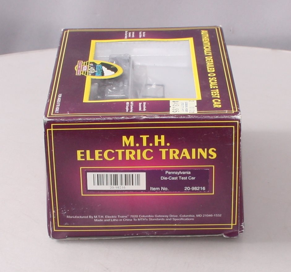 MTH 20-98216 Diecast Pennsylvania Railroad Test Car #490389 EX/Box