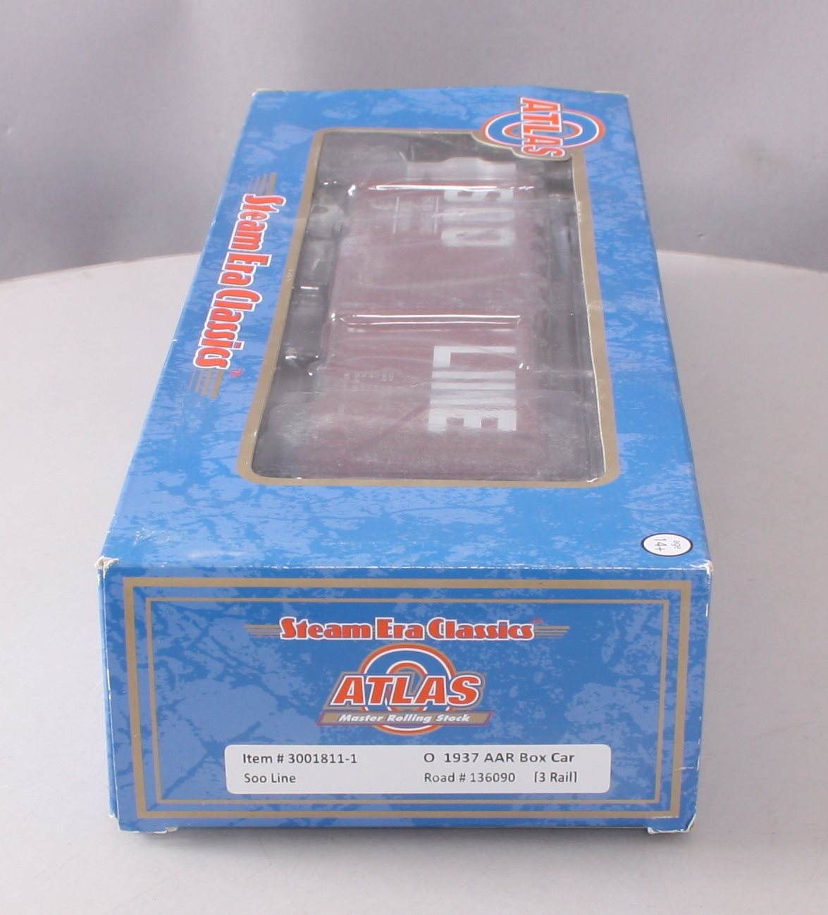 Atlas 3001811-1 O Gauge SOO Line AAR Boxcar #136090 (3-Rail) LN/Box