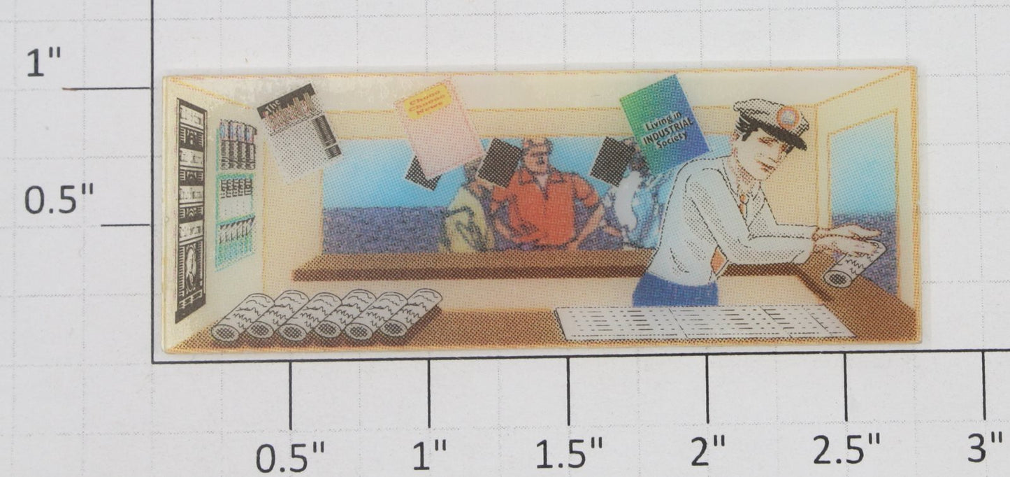 Lionel 12961-235 Newspaper Stand LH Window Insert