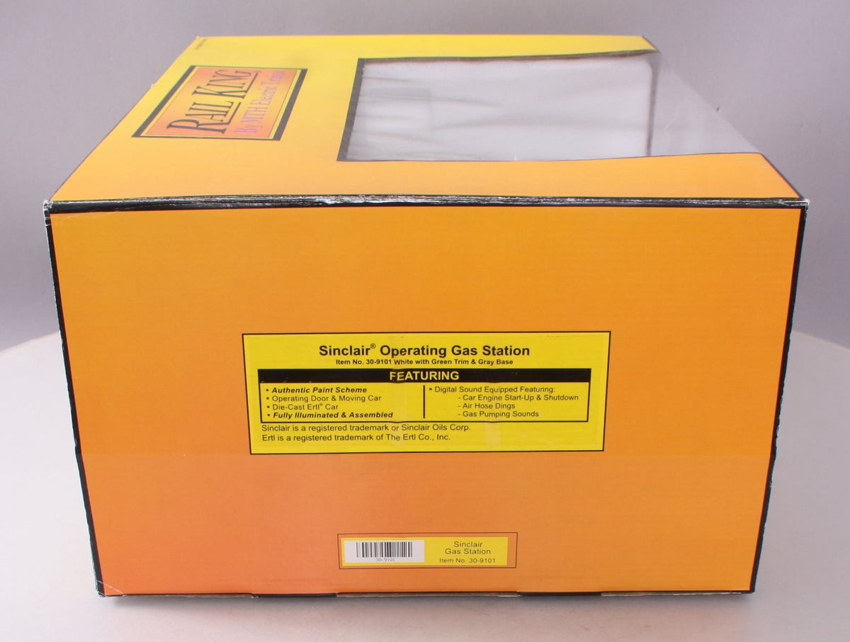 MTH 30-9101 O Gauge Sinclair Assembled Operating Gas Station EX/Box