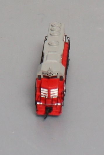 Atlas 40002773 N CBQ EMD GP40 Low Nose Diesel Locomotive Dynamic Brakes #180