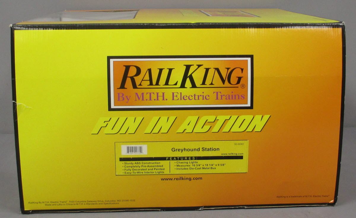MTH 30-9040 O Gauge Greyhound Bus Station LN/Box