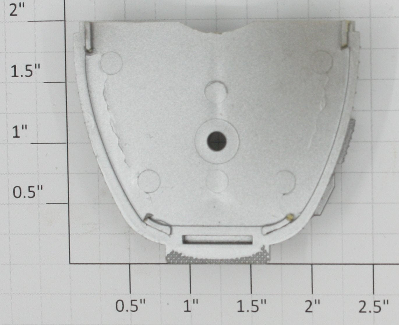 Lionel 2531-10 Observation Car Silver Rear Skirt Without Lettering