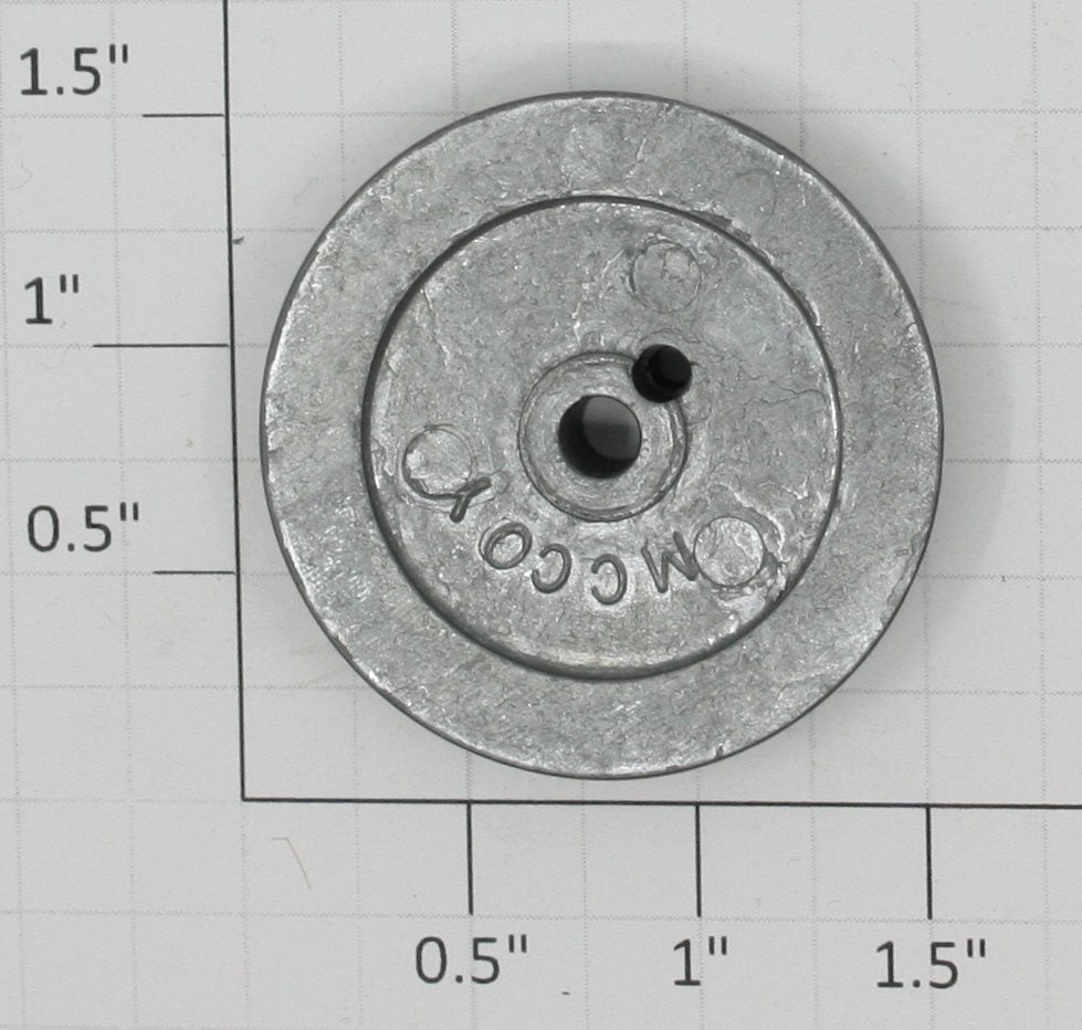 Lionel 238E-5 Black Plain Drive Wheel with Nickel Rim without Boss