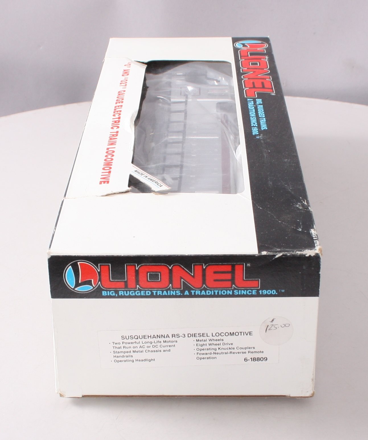 Lionel 6-18809 O Gauge Susquehanna RS-3 Diesel Locomotive #8809 LN/Box