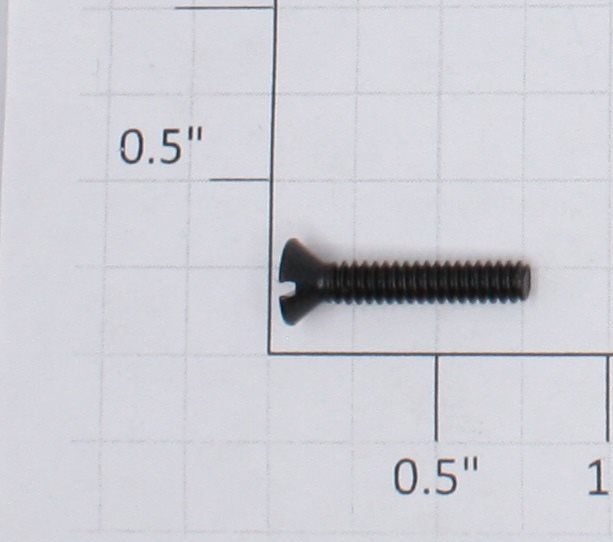 Lionel #6-32 x 3/4" Black Slotted Flat Head Machine Screw