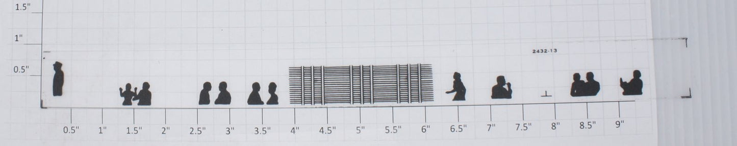 Lionel 2432-12 Right Hand Vista Dome Window Strip
