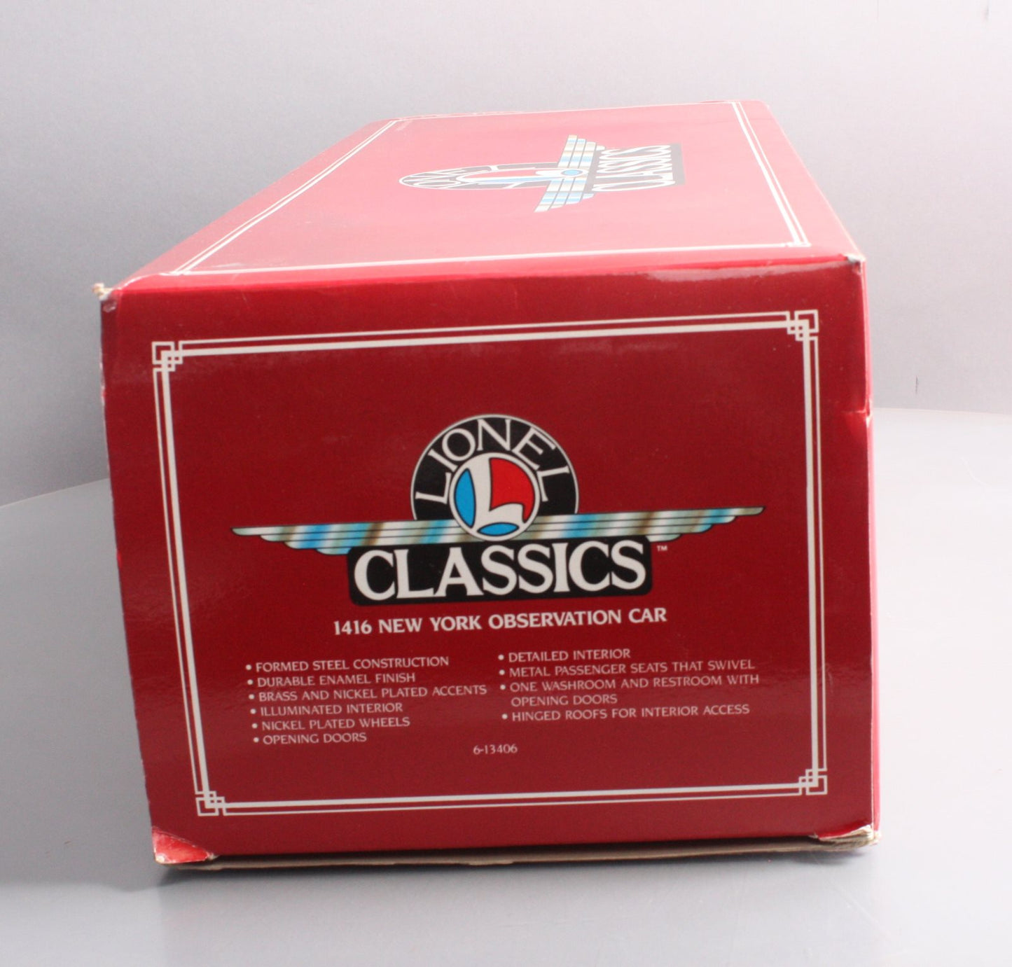 Lionel 6-13406 Standard Gauge New York State Set Observation Car #1416 NIB