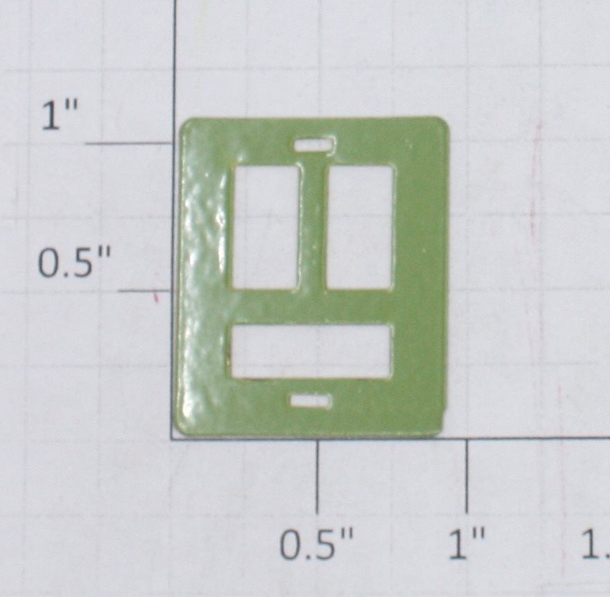 Lionel 300-100 Light Green Window Frame Insert