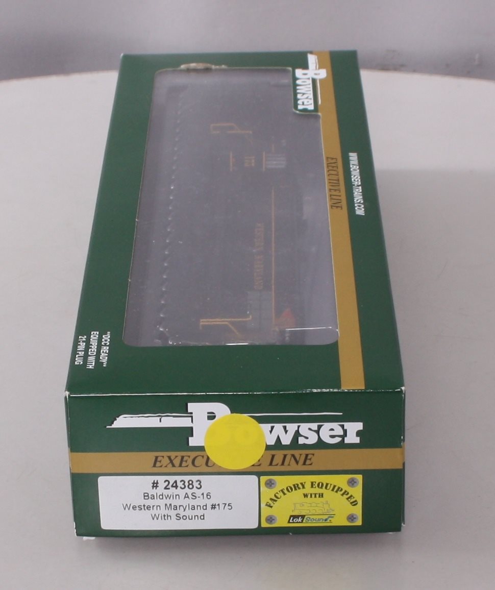 Bowser 24383 HO Western Maryland Baldwin AS-16 Diesel Loco Sound/DCC #175