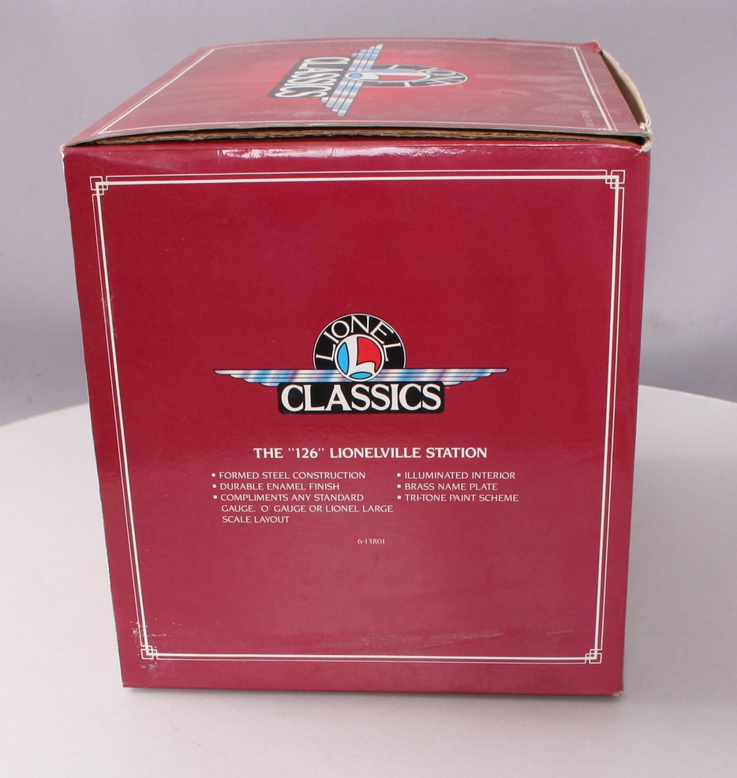 Lionel 6-13801 O Tinplate Classics The #126 Lionelville Station Built Building LN/Box