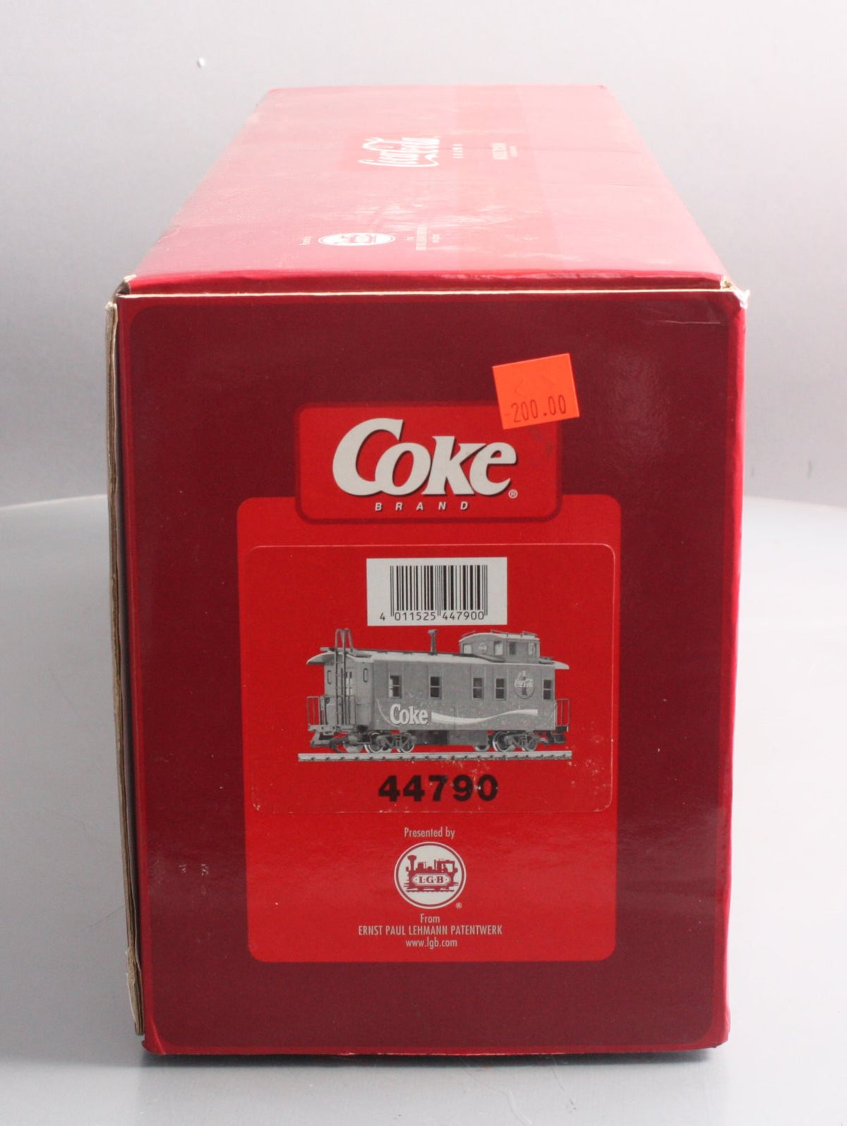 LGB 44790 LGB G Scale Coca-Cola Caboose (Metal Wheels) LN/Box