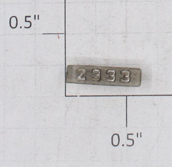 Lionel 2333-10 Left Hand Painted Marker Lens/Number Board