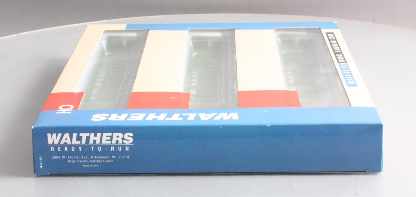 Walthers 932-34114 HO ATL&St. Andrews Bay 72' Center Beam Flatcar (Pack of 3) LN/Box