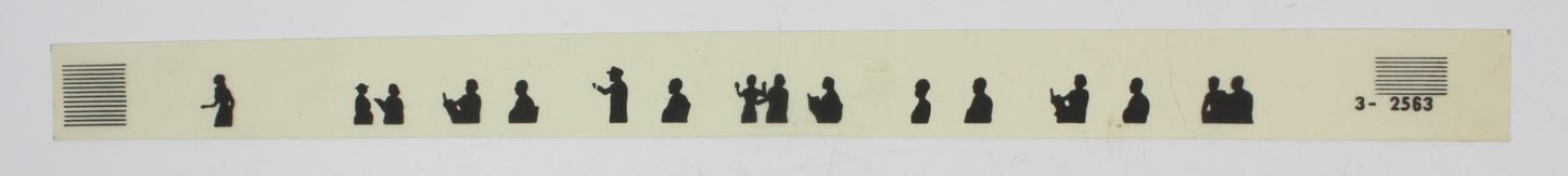 Lionel 2563-3 Right Hand Santa Fe Aluminum Passenger Car Window Strip