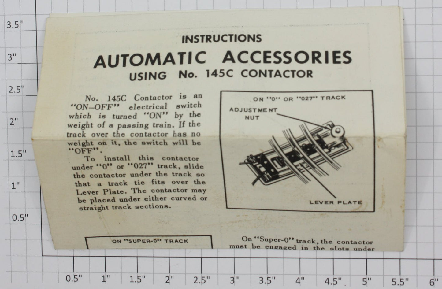 Lionel 145-56 Instruction Sheet 1:57
