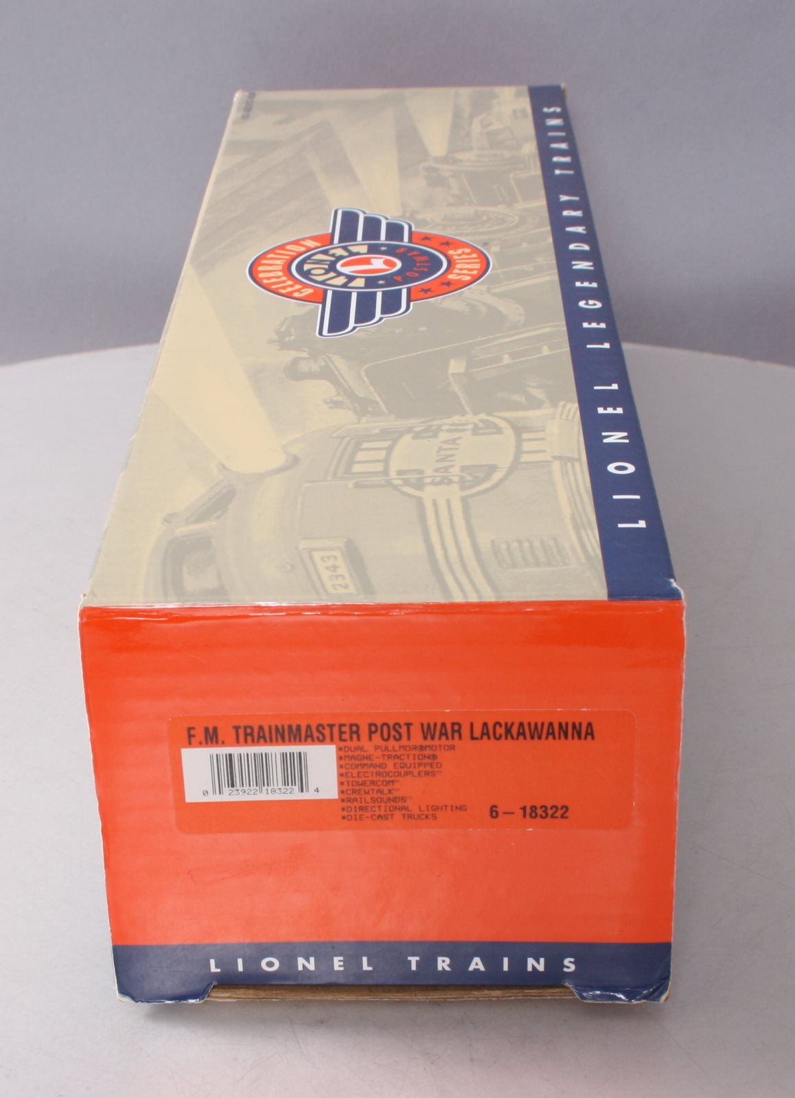 Lionel 6-18322 O Lackawanna Postwar Reproduction Diesel Locomotive #2321 EX/Box