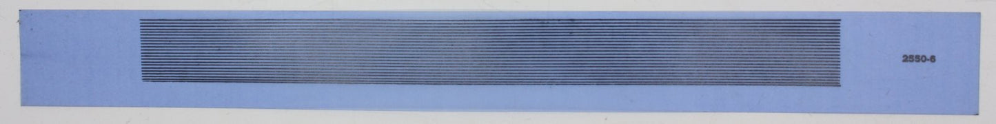 Lionel 2550-6 Blue Budd Car Window Strip