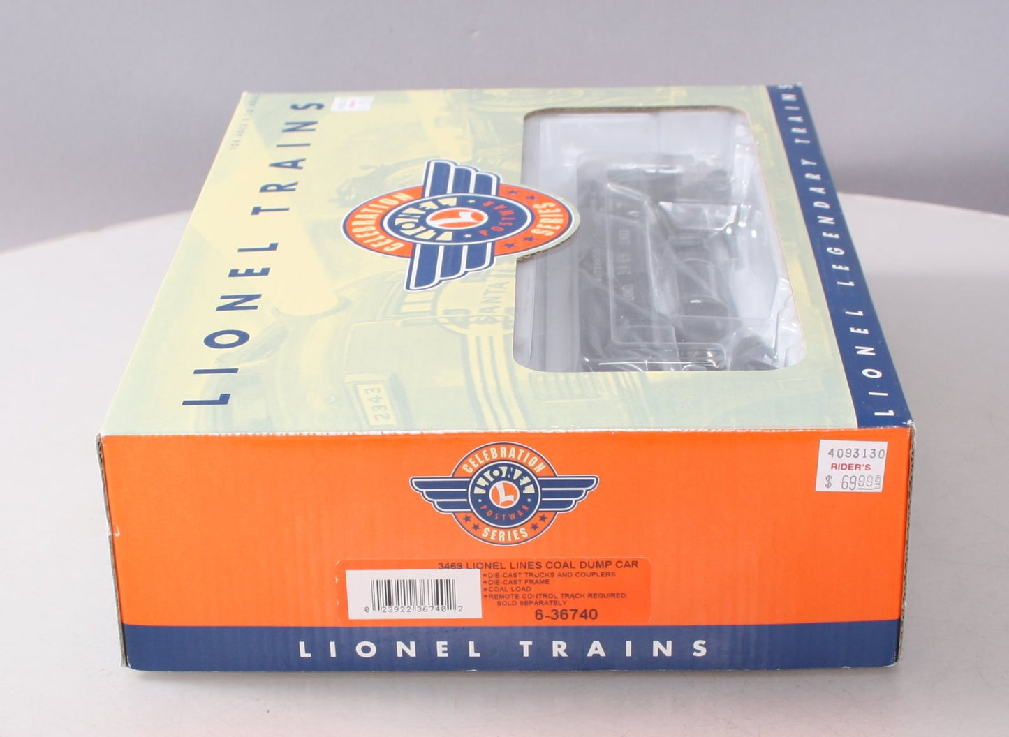 Lionel 6-36740 O Gauge Lionel Lines Automatic Coal Dump Car #3469 EX/Box