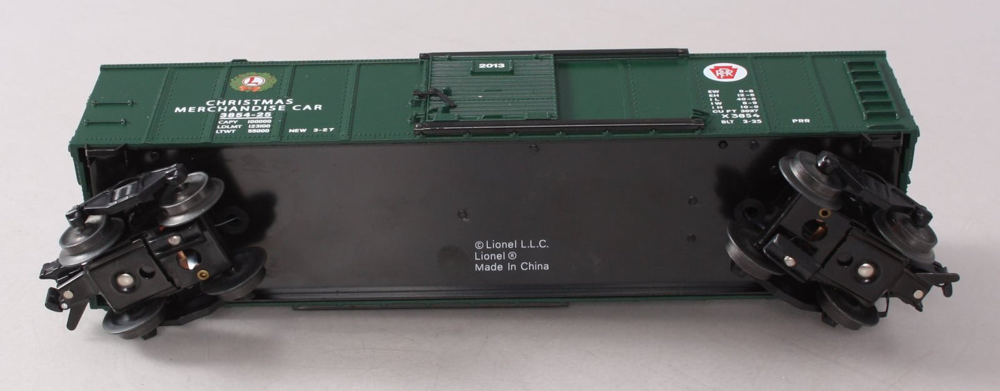 Lionel 6-27949 O Pennsylvania RR Christmas Operating Merchandise Car #3854-25