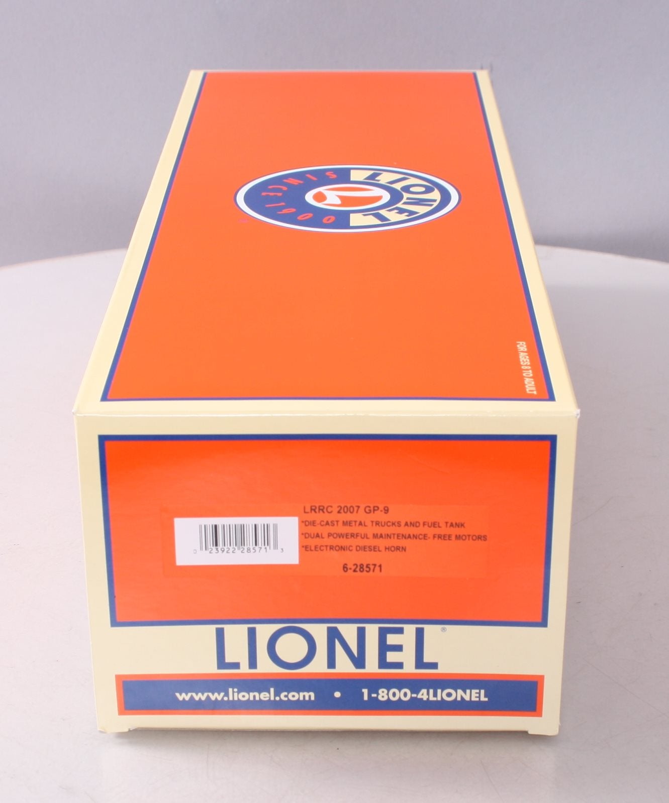 Lionel 6-28571 O Gauge LRRC 2007 GP-9 Powered Diesel Locomotive #8571 NIB