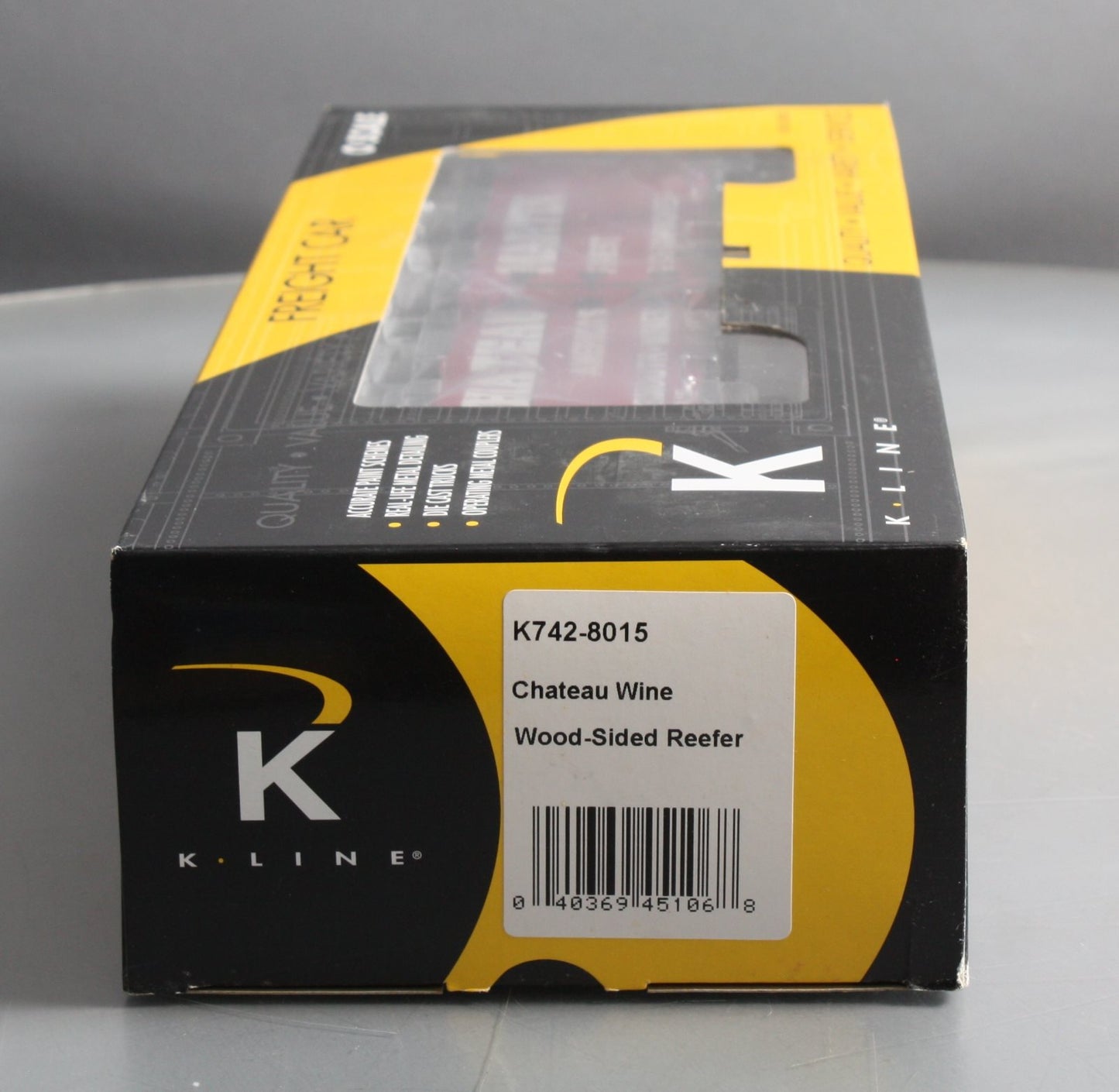 K-Line K742-8015 O Gauge Chateau Wine Refrigerator Car #157 LN/Box