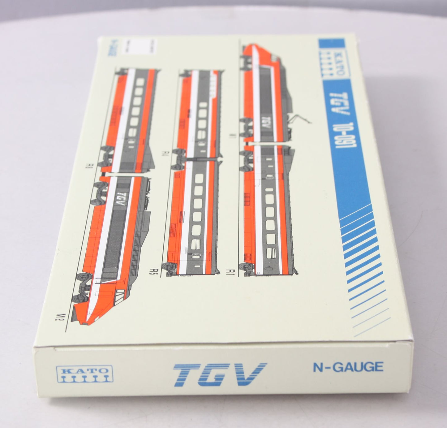 Kato 10-091 N Scale TGV Electric Train 6-Car Set LN/Box