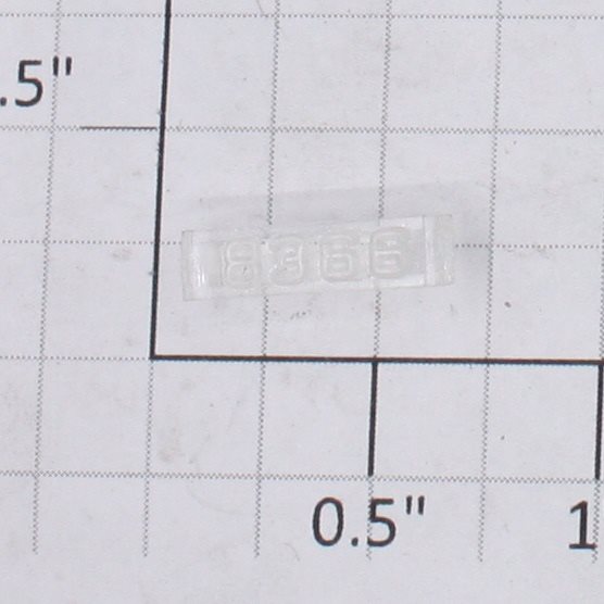 Lionel 8366-10 Left Hand Clear Raised Number Marker Lens/Number Board