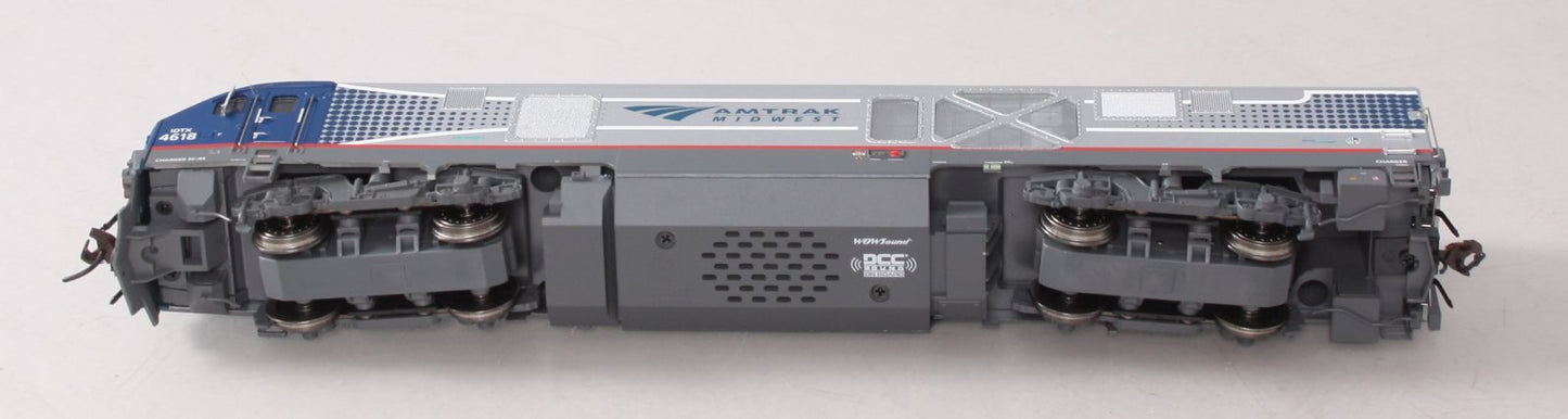 Bachmann 67901 HO Amtrak Midwest Charger SC-44 Diesel Loco with Sound #4618