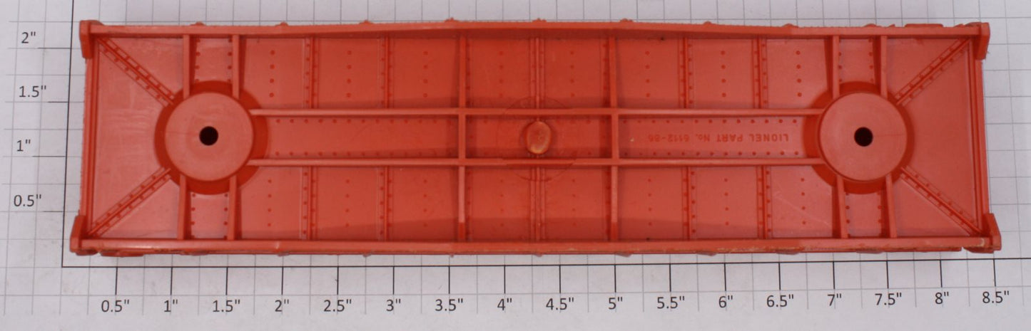 Lionel 6112-86 Orange Gondola Car Shell