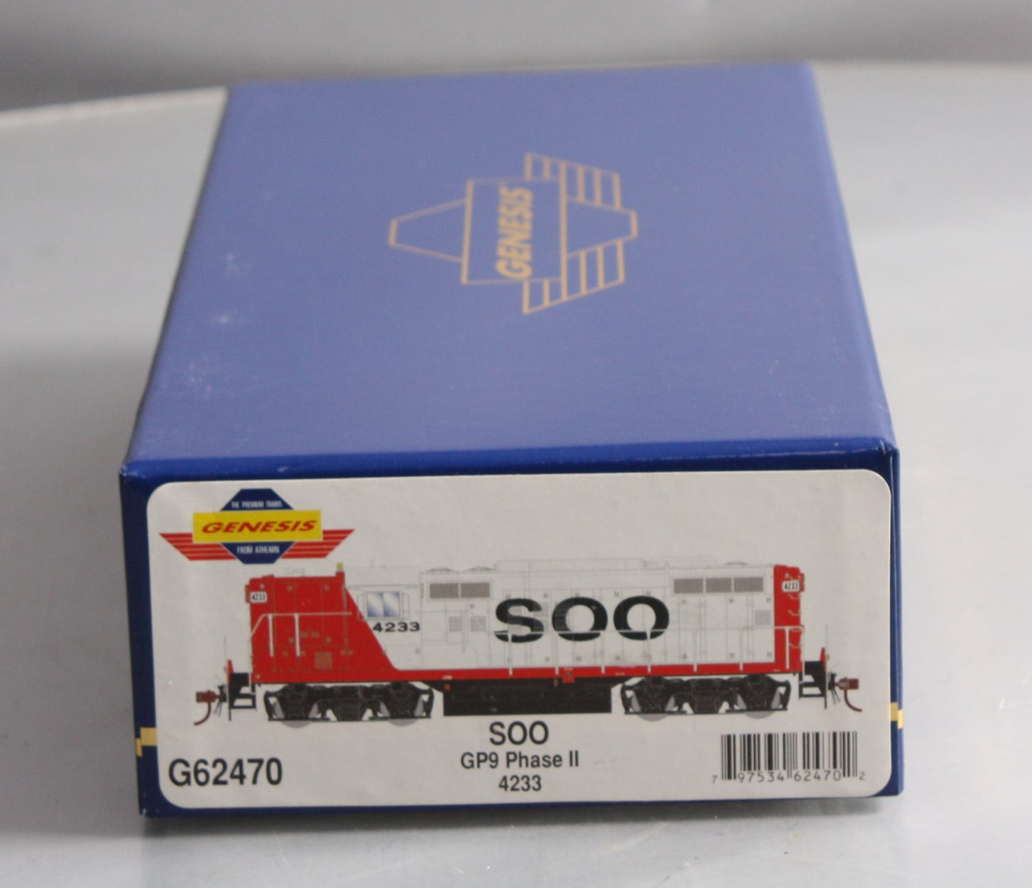 Athearn G62470 HO Scale SOO Line Genesis GP9 Phase II Diesel Locomotive #4233
