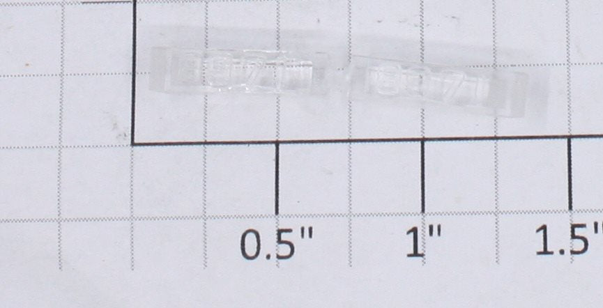 Lionel 8971-6/10 Clear Raised Number Marker Lens/Number Board Set (Pair of 2)