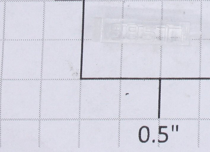 Lionel 8851-6 Right Hand Clear Raised Number Marker Lens/Number Board