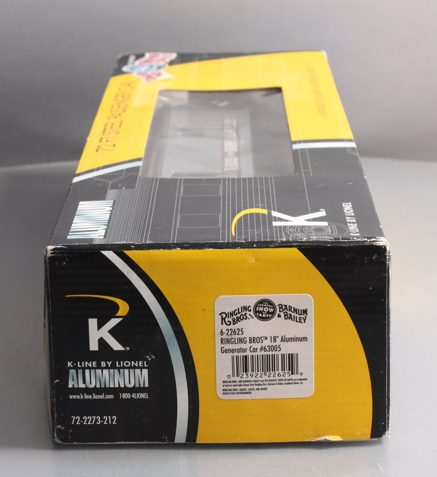 K-Line 6-22625 O RBB&B 18'' Aluminum Generator Car #63005